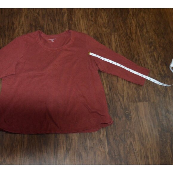 Coldwater Creek Long Sleeve Shirts Women's Size 2XL Lot of 2 READ Pattern Solid - Picture 2 of 10